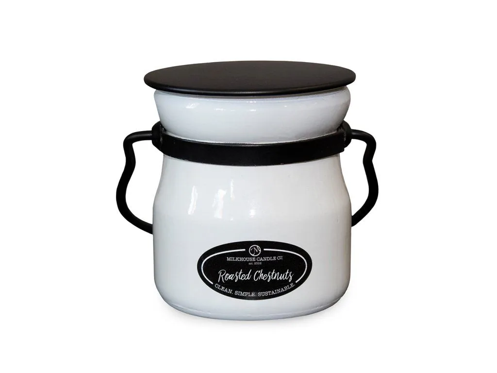 MILKHOUSE CANDLE Roasted Chestnut vonná sviečka CREAM JAR (142 g)