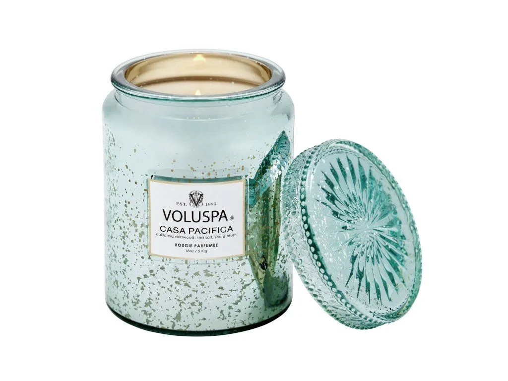 Voluspa Vermeil Casa Pacifica Large Jar vonná sviečka (18oz / 510g) – Obrázok 2