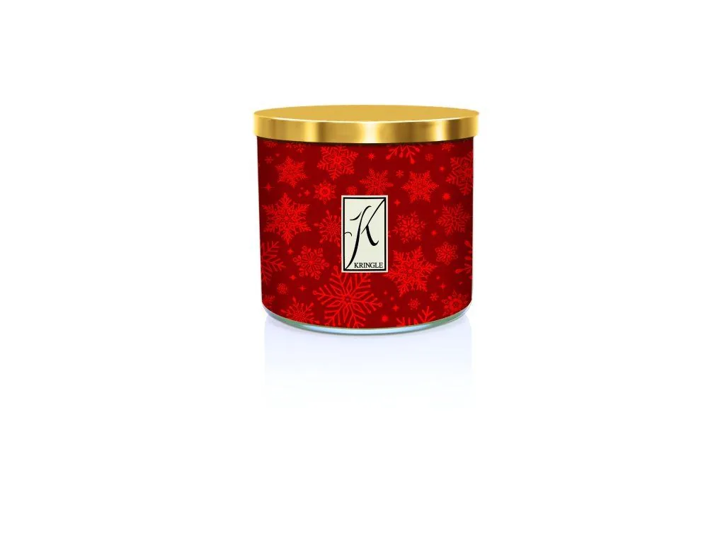 Kringle Candle TUMBLER Pomegranate Punch 3-knôtová vonná sviečka (411g)