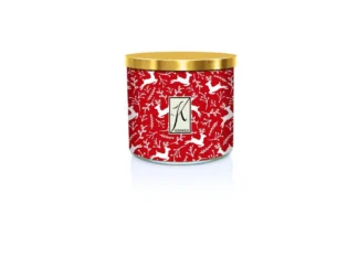 Kringle Candle TUMBLER Reindeer Beer 3-knôtová vonná sviečka (411g)