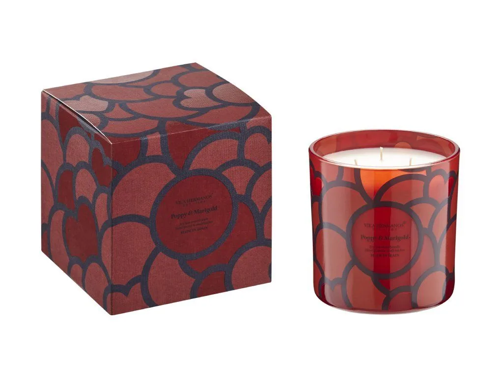 Vila Hermanos '70s Poppy & Marigold vonná sviečka 500g