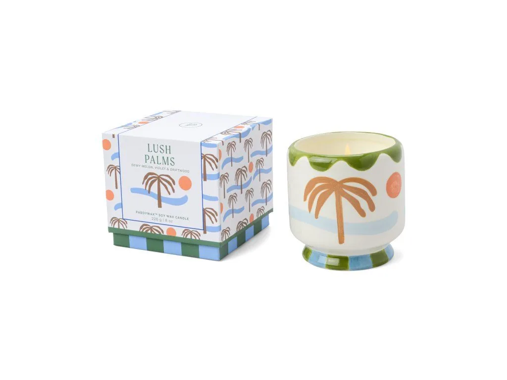 Paddywax ADOPO Palm Tree: Lush Palms vonná sviečka 8 oz./226g – Obrázok 3