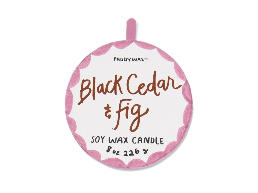 Paddywax ADOPO Tiger: Black Cedar & Fig vonná sviečka 8 oz./226g – Obrázok 3