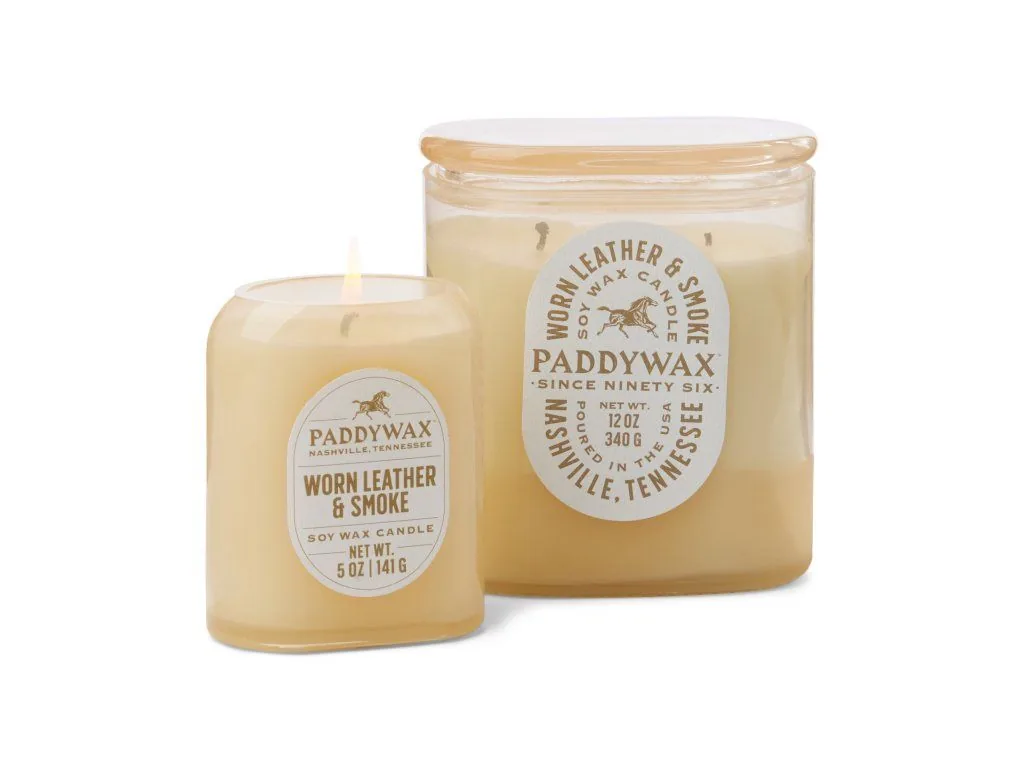 Paddywax Vista Worn Leather & Smoke vonná sviečka 5 oz/142g – Obrázok 2