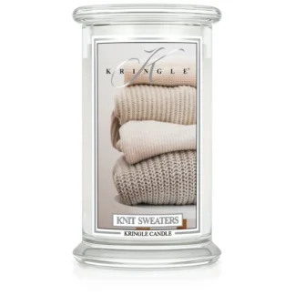 Kringle Candle Knit Sweaters vonná sviečka veľká 2-knôtová (624 g)