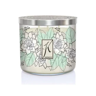 Kringle Candle TUMBLER Gardenia 3-knôtová vonná sviečka (411g)