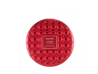 Voluspa Capsule Cherry Gloss 3 Wick Tin vonná sviečka 340g