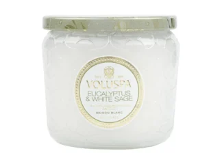Voluspa Maison Blanc Eucalyptus Petite vonná sviečka 128g