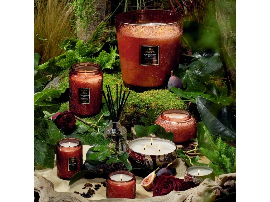 Voluspa Japonica Forbidden Fig Petite vonná sviečka 90g – Obrázok 3