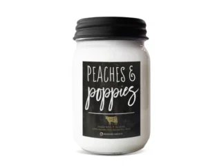 MILKHOUSE CANDLE Peaches & Poppies vonná sviečka Farmhouse Jar (368 g)