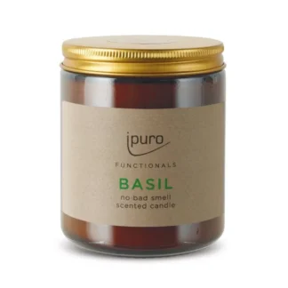 ipuro Functionals Basil - No Bad Smell vonná sviečka 200g