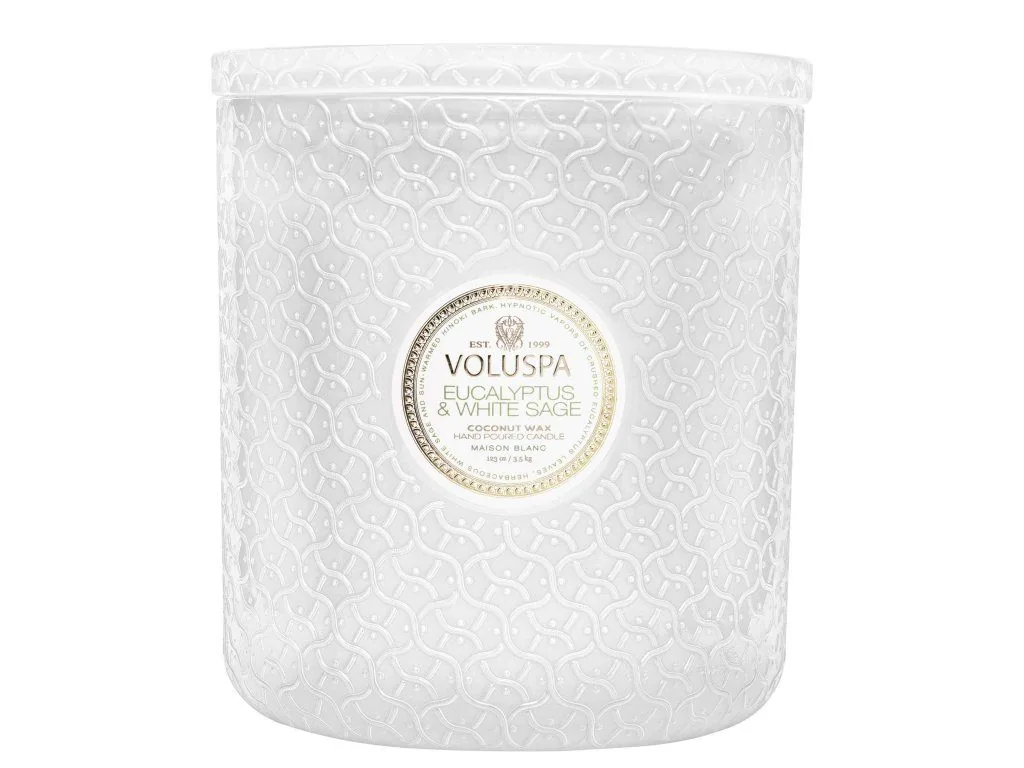 Voluspa Maison Blanc Eucalyptus & Sage Hearth vonná sviečka 3,5kg