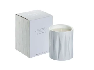 LADENAC Origami Monoi & Oud vonná sviečka 300g