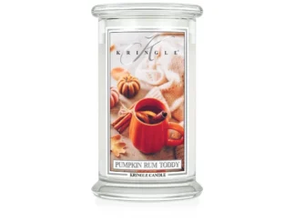 Kringle Candle Pumpkin Rum Toddy vonná sviečka veľká 2-knôtová (624 g)