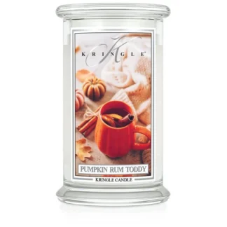 Kringle Candle Pumpkin Rum Toddy vonná sviečka veľká 2-knôtová (624 g)