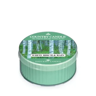 Country Candle White Birch and Rain vonná sviečka (42g)