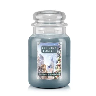 Country Candle Christmas in Manhattan vonná sviečka veľká 2-knôtová (737 g)
