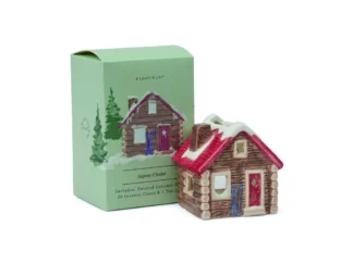 Paddywax Incense No.05 Alpine Chalet Style - keramický domček s vôňou Palo Santo (obsahuje 1 čajovú sviečku + 20 vonných kužeľov)