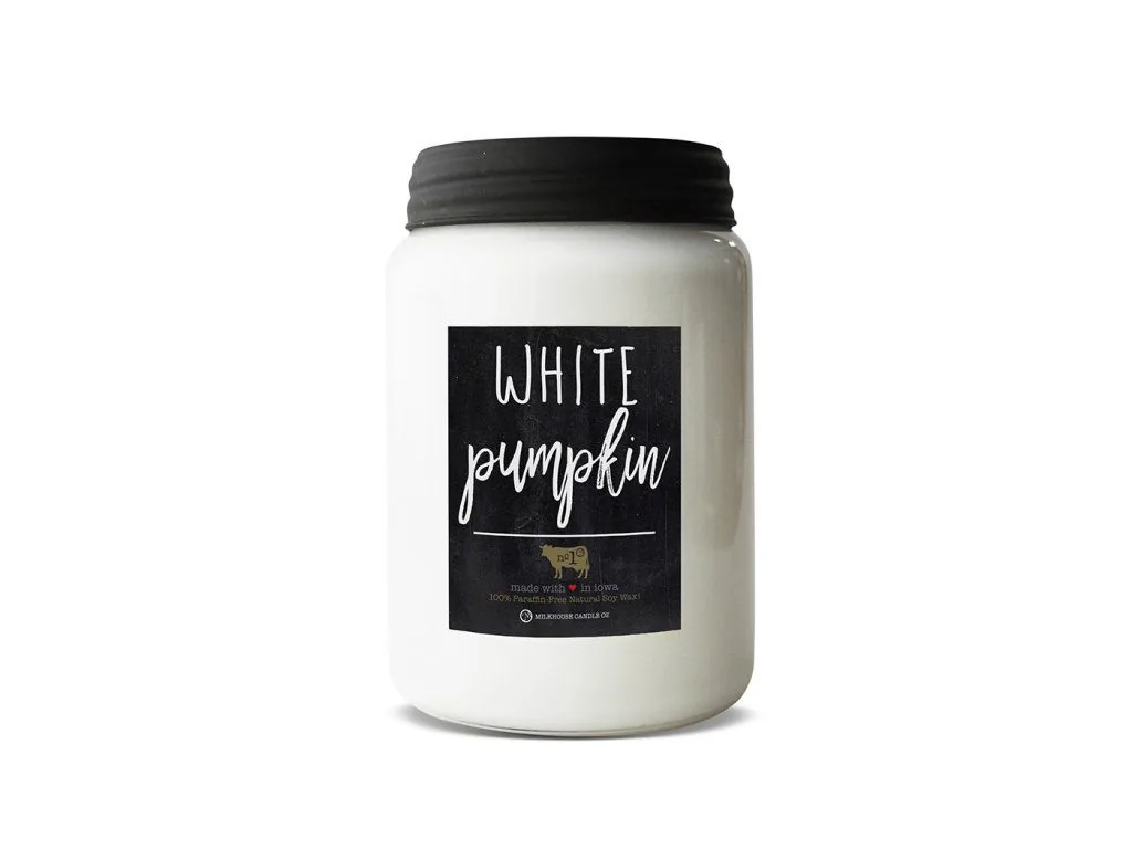 MILKHOUSE CANDLE White Pumpkin vonná sviečka Farmhouse Jar (737 g)