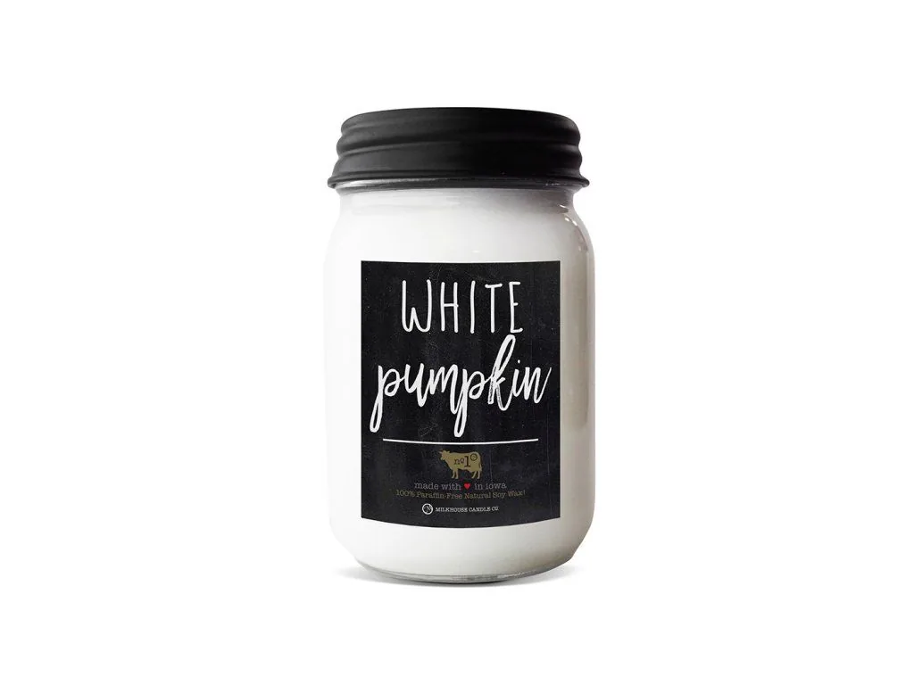 MILKHOUSE CANDLE White Pumpkin vonná sviečka Farmhouse Jar (368 g)