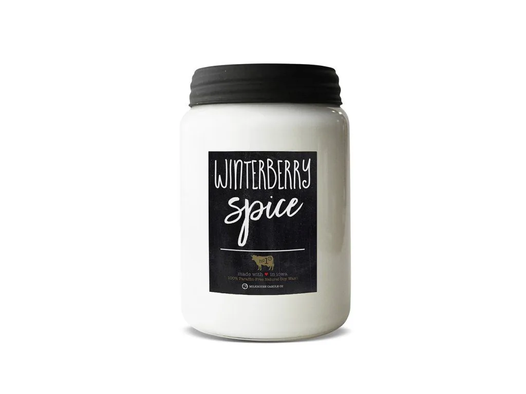 MILKHOUSE CANDLE Winterberry Spice vonná sviečka Farmhouse Jar (737 g)