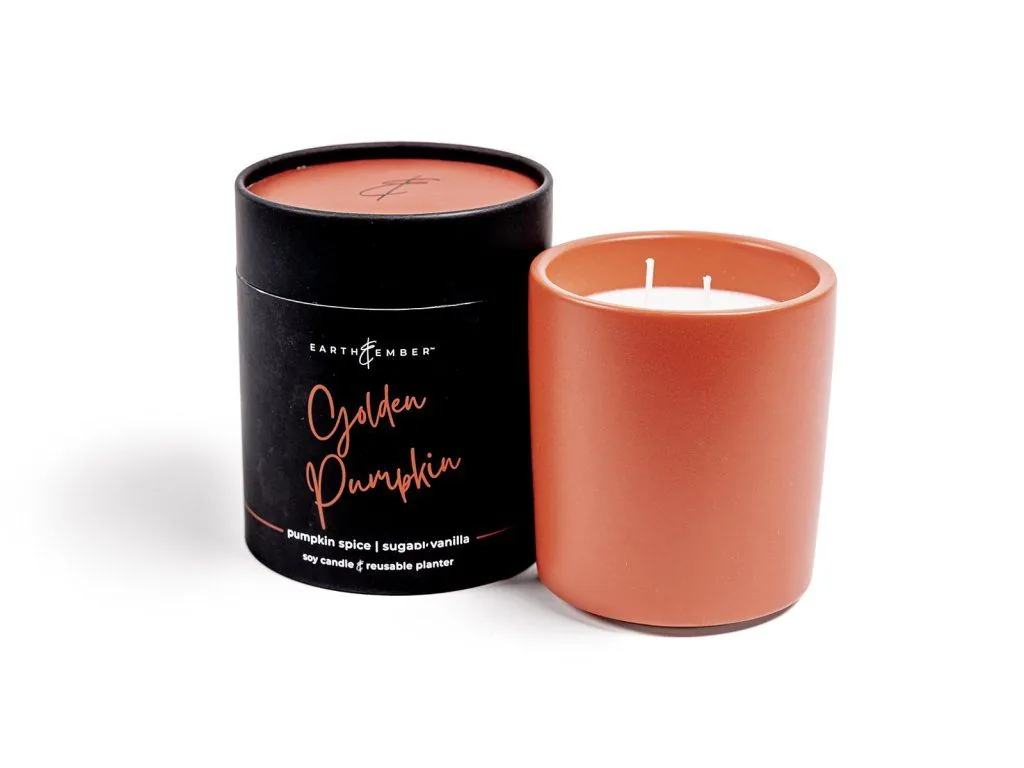 Earth & Ember Golden Pumpkin vonná sviečka 368g