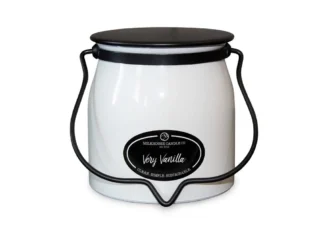 MILKHOUSE CANDLE Very Vanilla vonná sviečka BUTTER JAR 2-knôtová (454 g)