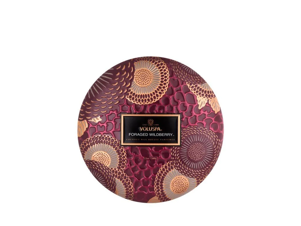 Voluspa Japonica Foraged Wildberry 3 Wick Tin vonná sviečka 340g