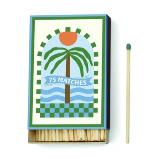 Paddywax ADOPO "Palm Tree" Dark Green - 75 zápalky (9,6 cm)