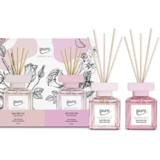 ipuro Essentials Light & Pure Rose 2x50ml difúzor v darčekovom balení