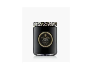 Voluspa Maison Noir Ambre Lumiere veľká sviečka (18oz / 510g)