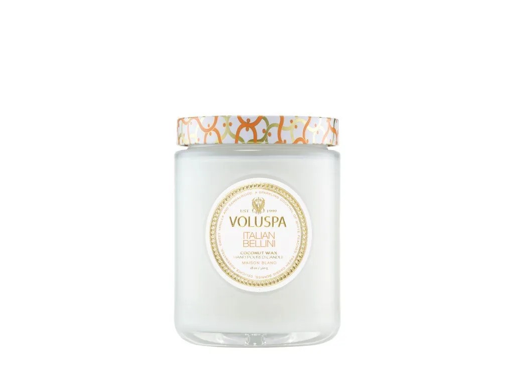 Voluspa Maison Blanc Italian Bellini veľká sviečka (18oz / 510g)