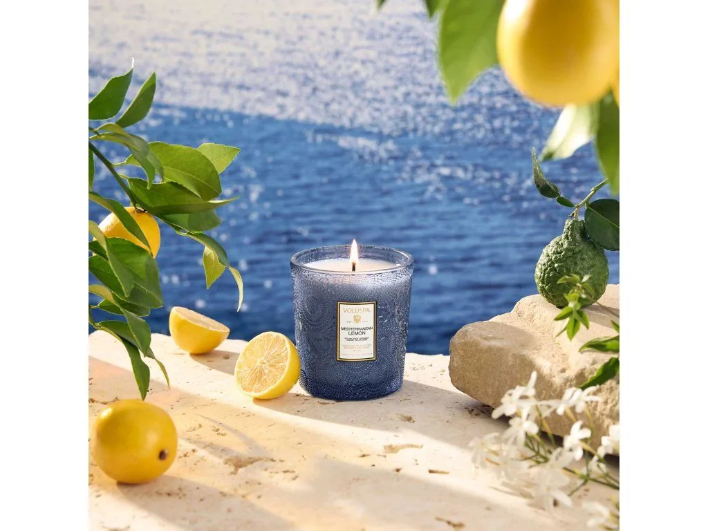 Voluspa Japonica Mediterranean Lemon Classic vonná sviečka 255g – Obrázok 3