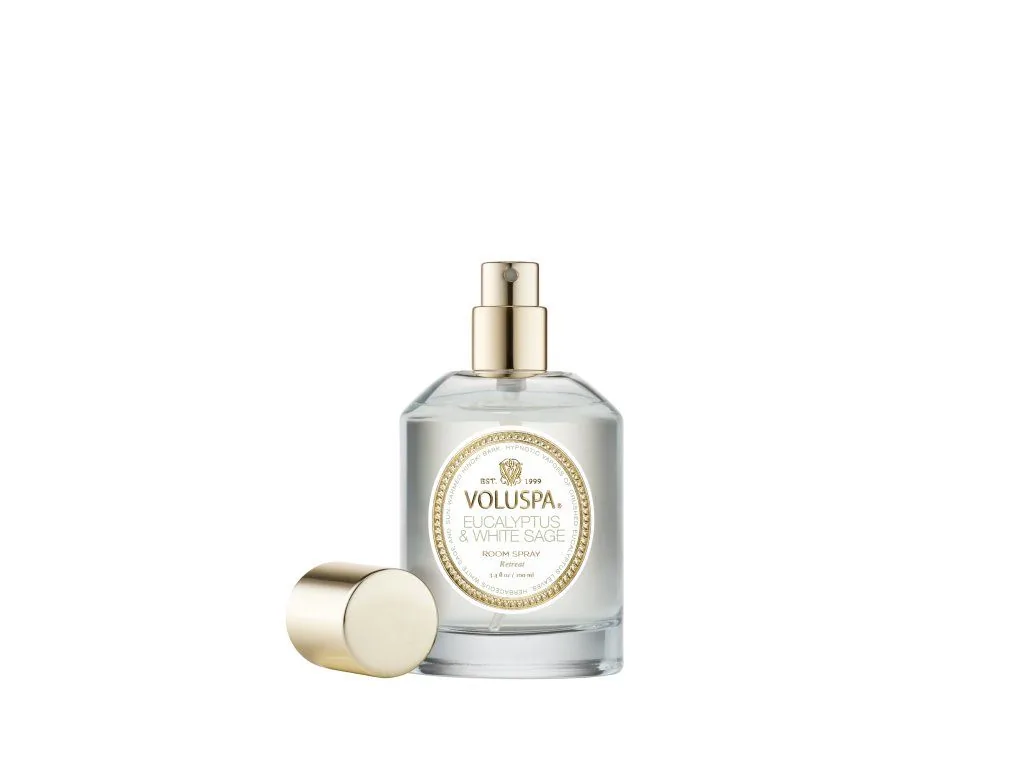 Voluspa Maison Blanc Eucalyptus & White Sage bytový sprej (100ml) – Obrázok 2