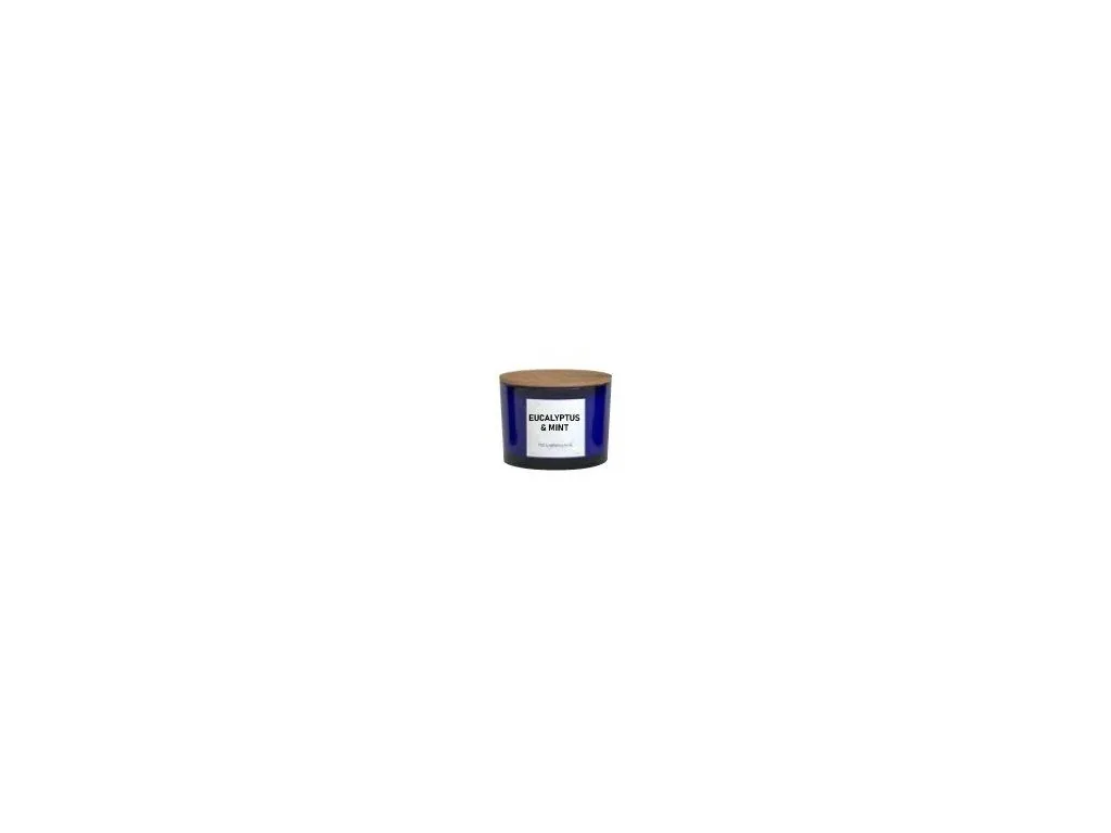 Vila Hermanos Apothecary Cobalt Blue Eucalyptus & Mint vonná sviečka 350g