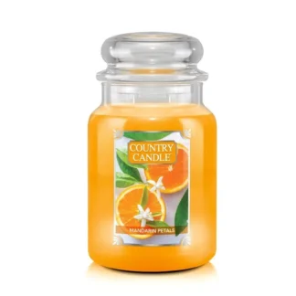 Country Candle Mandarin Petals vonná sviečka veľká 2-knôtová (737 g)