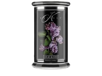 Kringle Candle Reserve Lilac & Lily vonná sviečka veľká 2-knôtová (624 g)