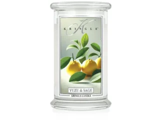 Kringle Candle Yuzu & Sage vonná sviečka veľká 2-knôtová (624 g)