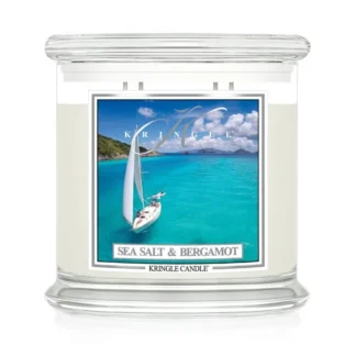Kringle Candle Sea Salt & Bergamot vonná sviečka 4-knôtová 907g
