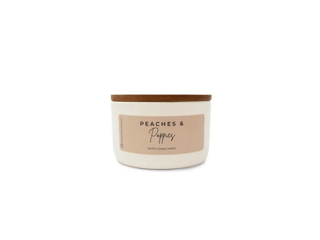 Milkhouse Candles STATEMENT Peaches & Poppies vonná sviečka