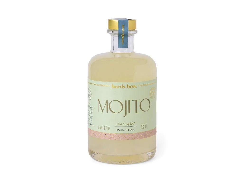 Here's How Mojito - 500ml sirup na prípravu koktejlu
