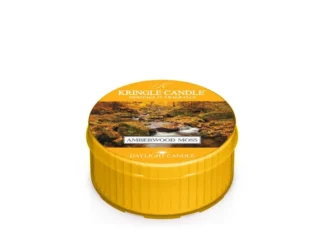 Kringle Candle Amberwood Moss vonná sviečka (42g)
