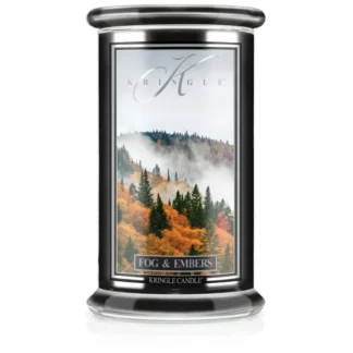 Kringle Candle Reserve Fog & Embers vonná sviečka veľká 2-knôtová (624 g)