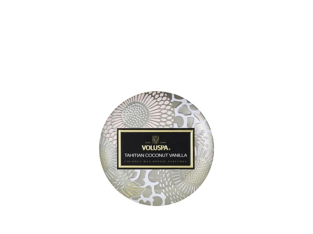 Voluspa Japonica Tahitian Coconut Vanilla Mini Tin vonná sviečka 113g