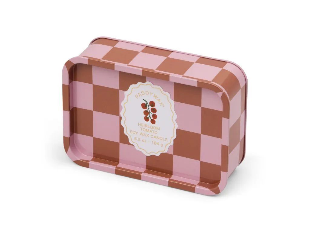 Paddywax ADOPO Tomato vonná sviečka v plechovičke 184g