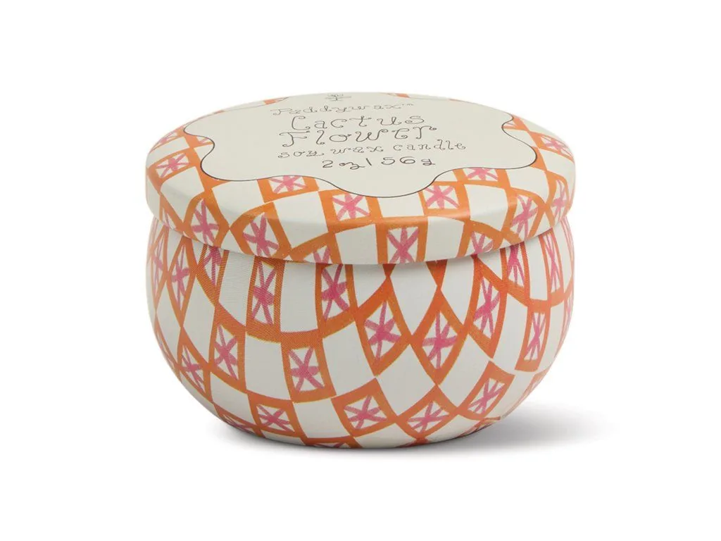 Paddywax TULIP Cactus Flower vonná sviečka v plechovičke 56g – Obrázok 2