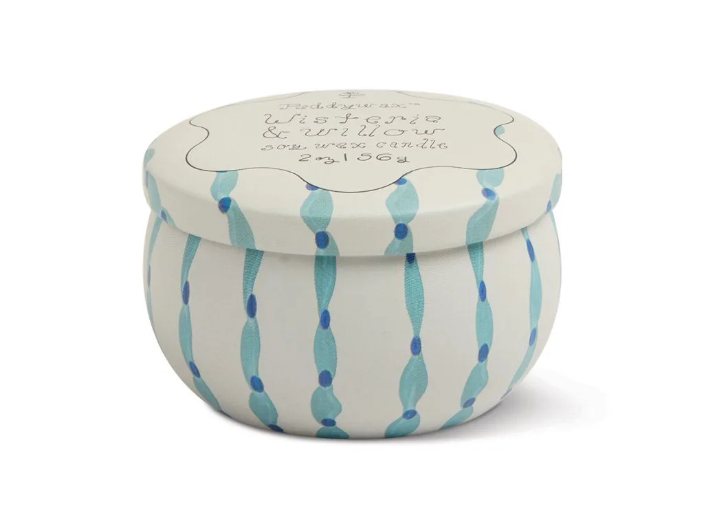 Paddywax TULIP Wisteria & Willow vonná sviečka v plechovičke 56g – Obrázok 2