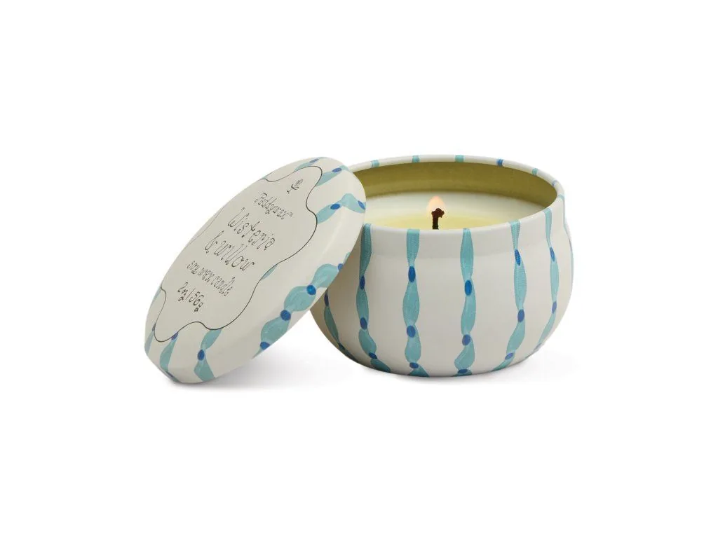 Paddywax TULIP Wisteria & Willow vonná sviečka v plechovičke 56g – Obrázok 3