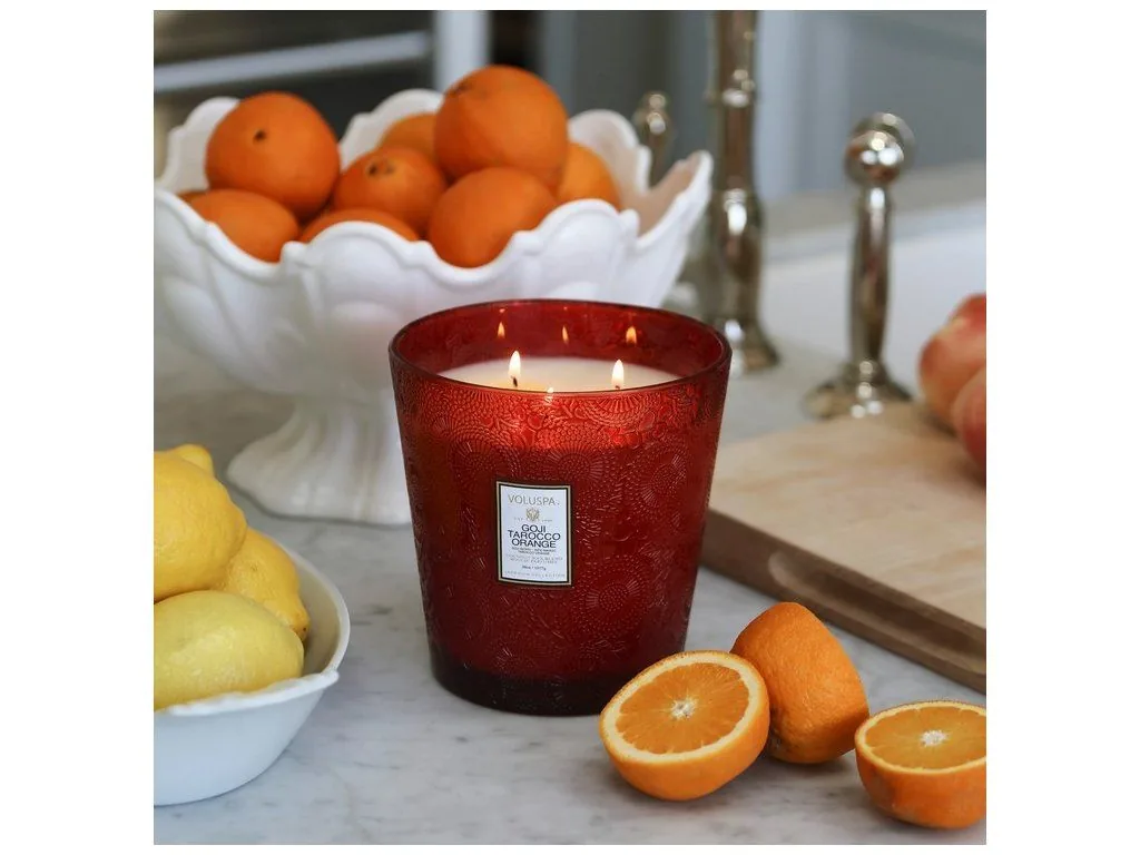 Voluspa Japonica Goji Tarocco Orange Mini Hearth vonná sviečka 1 077g – Obrázok 2
