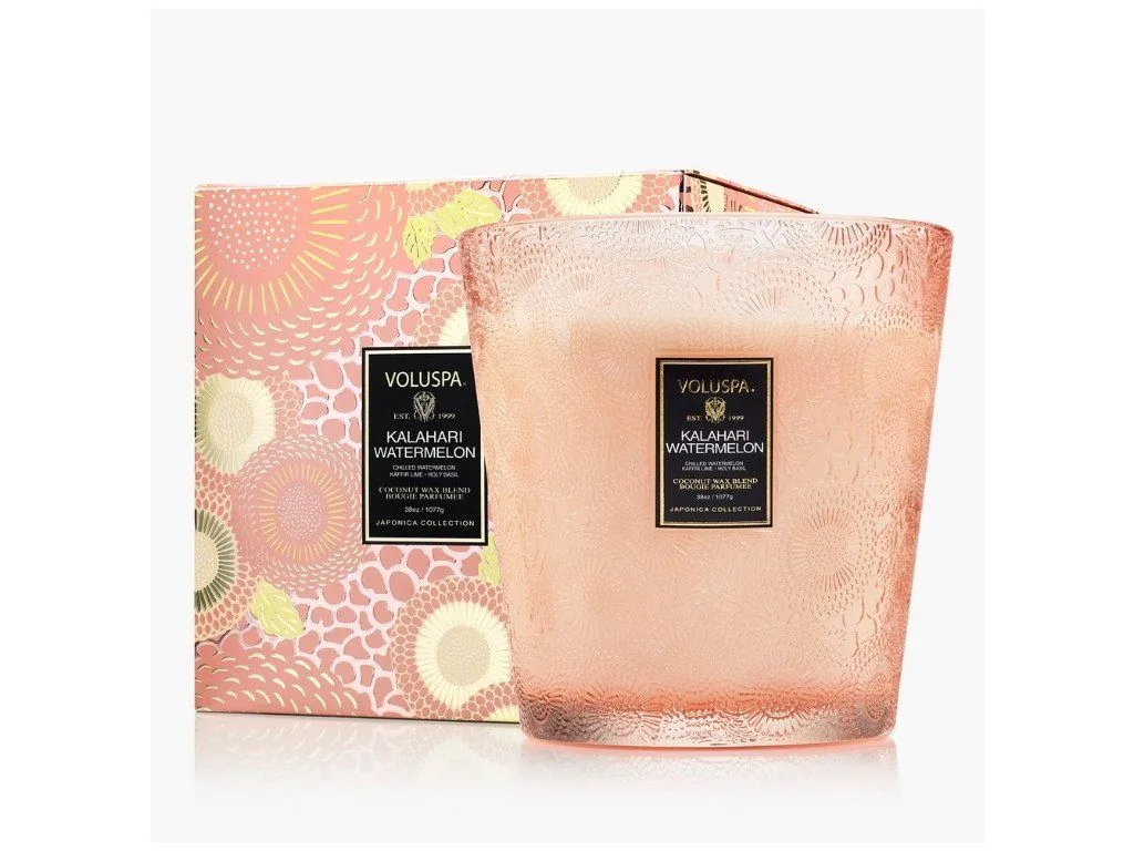 Voluspa Japonica Kalahari Watermelon Mini Hearth vonná sviečka 1 077g